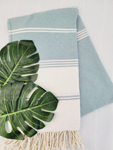 Easy Carry Quick Dry Cotton Beach Towel from EBRU Home