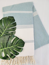 Easy Carry Quick Dry Cotton Beach Towel from EBRU Home