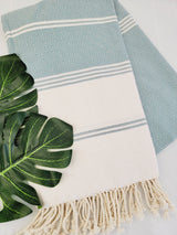 Easy Carry Quick Dry Cotton Beach Towel from EBRU Home