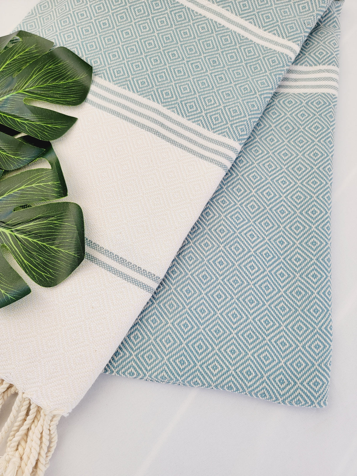 Easy Carry Quick Dry Cotton Beach Towel from EBRU Home