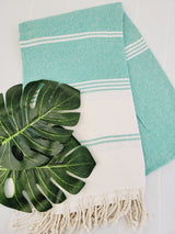 Easy Carry Quick Dry Cotton Beach Towel from EBRU Home