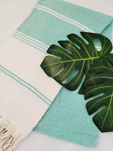 Easy Carry Quick Dry Cotton Beach Towel from EBRU Home