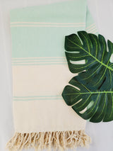 Easy Carry Quick Dry Cotton Beach Towel from EBRU Home