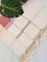 Easy Carry Quick Dry Cotton Beach Towel from EBRU Home