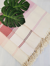Easy Carry Quick Dry Cotton Beach Towel from EBRU Home