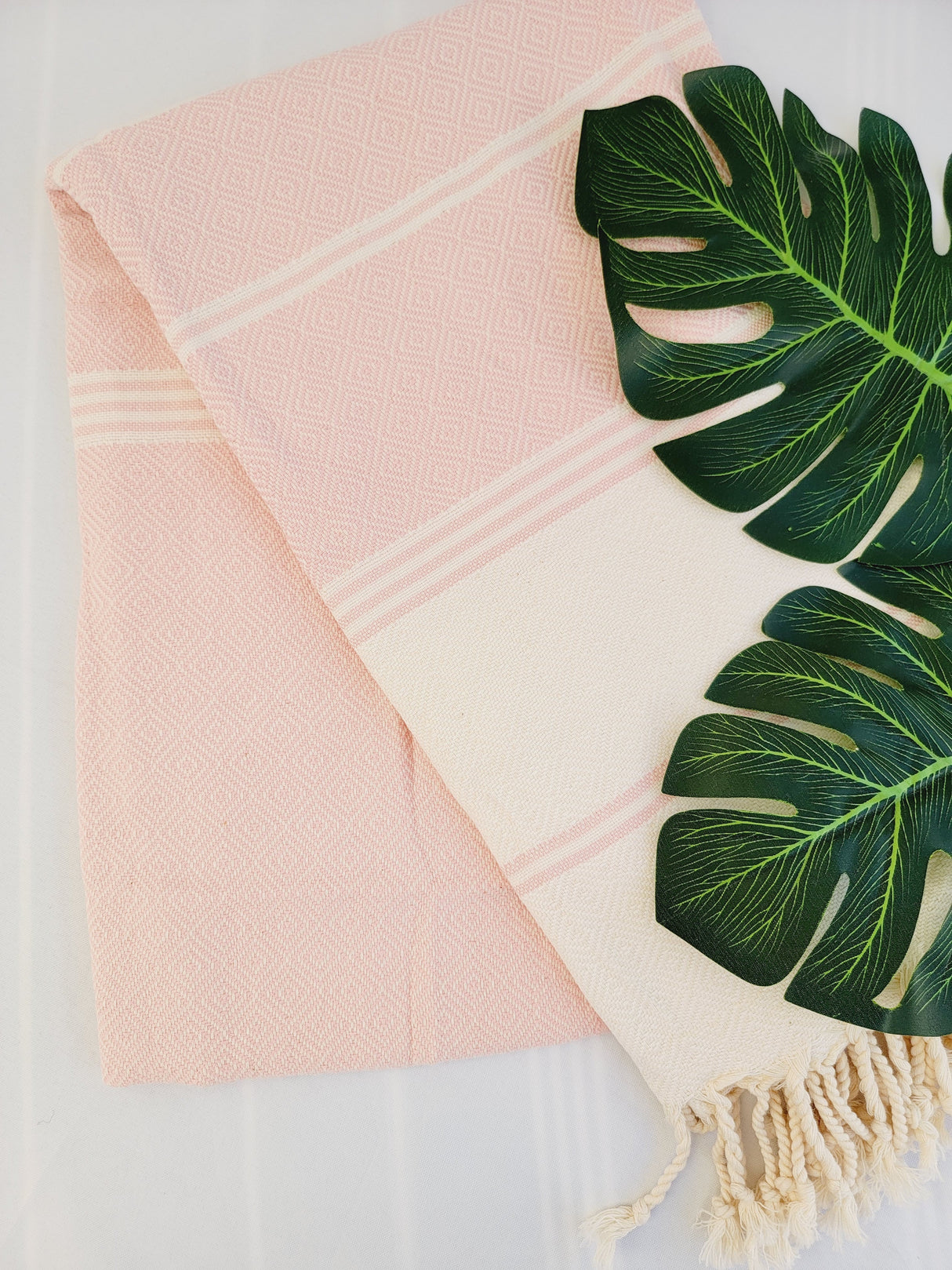 Easy Carry Quick Dry Cotton Beach Towel from EBRU Home