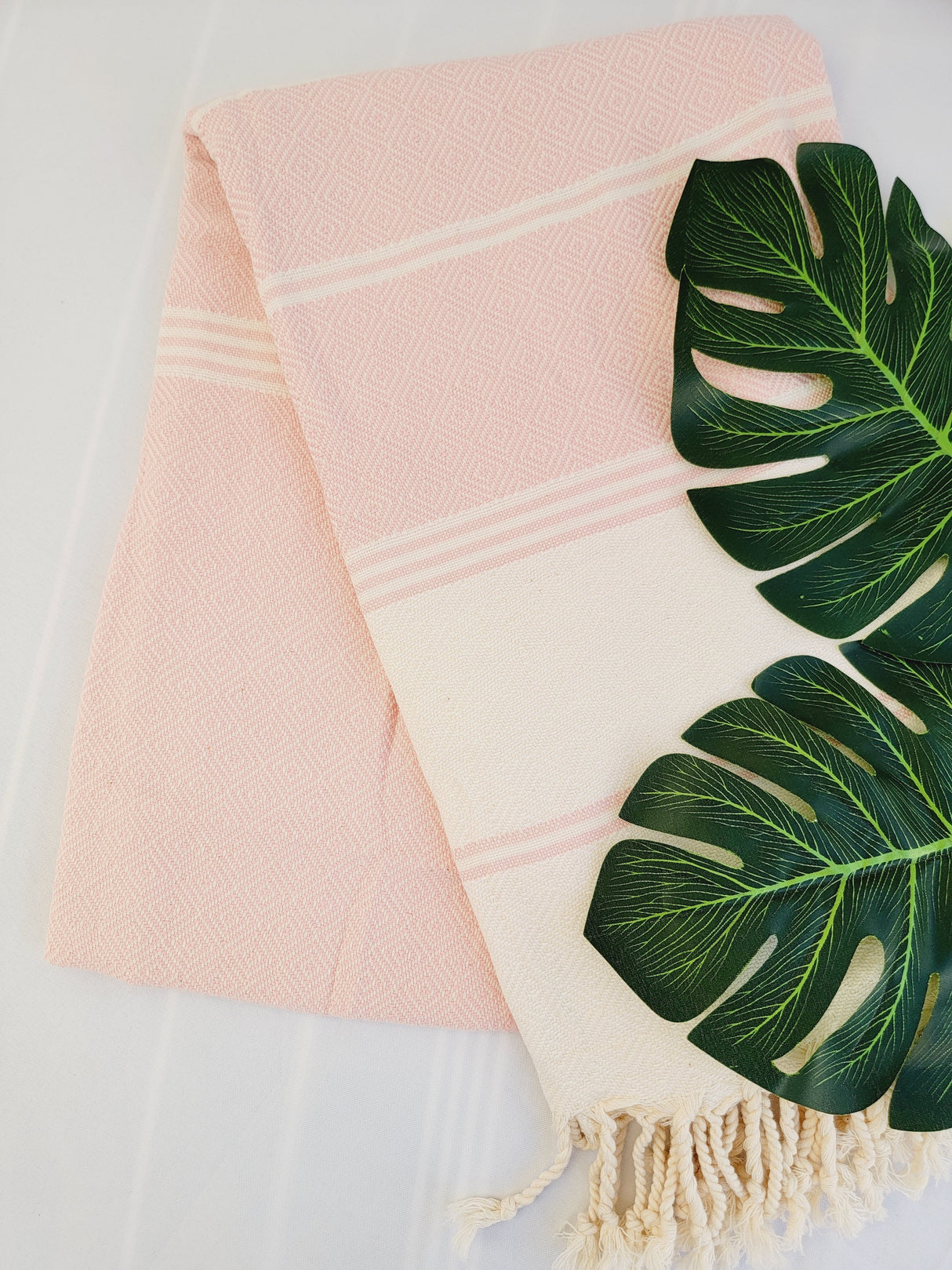 Easy Carry Quick Dry Cotton Beach Towel from EBRU Home