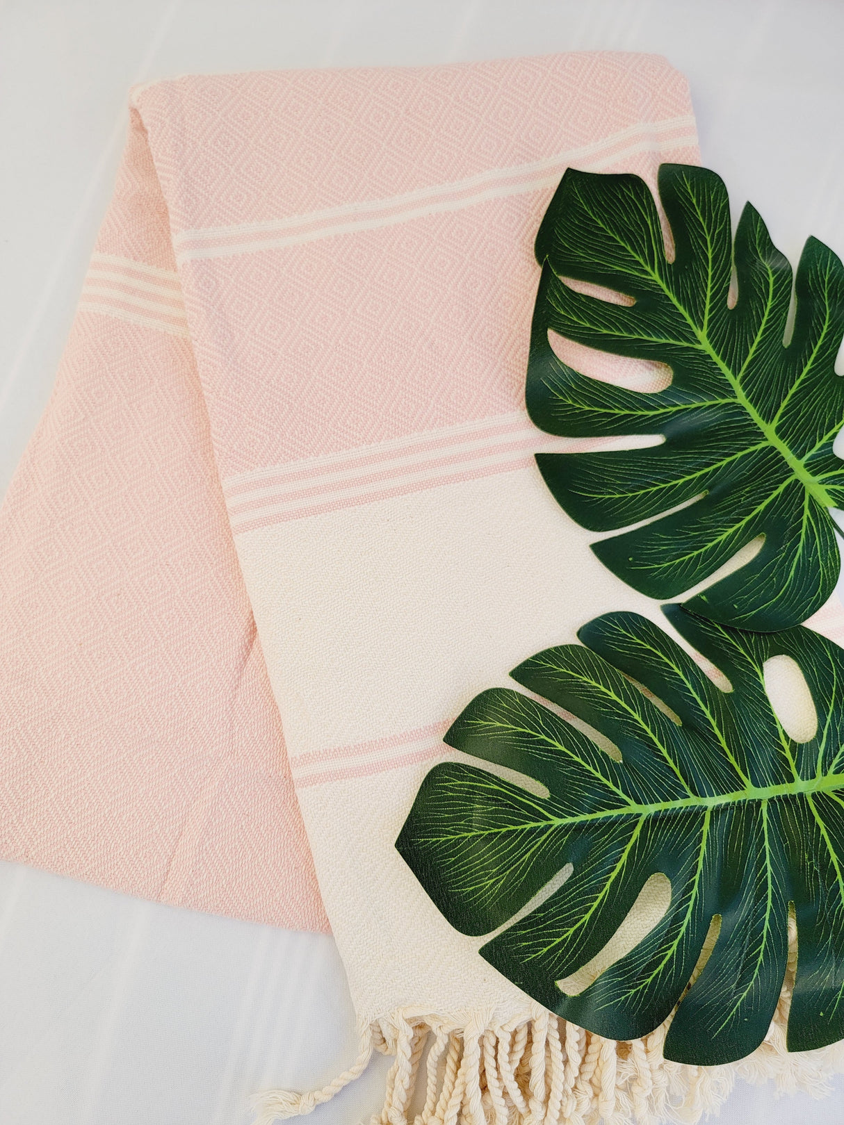 Easy Carry Quick Dry Cotton Beach Towel from EBRU Home
