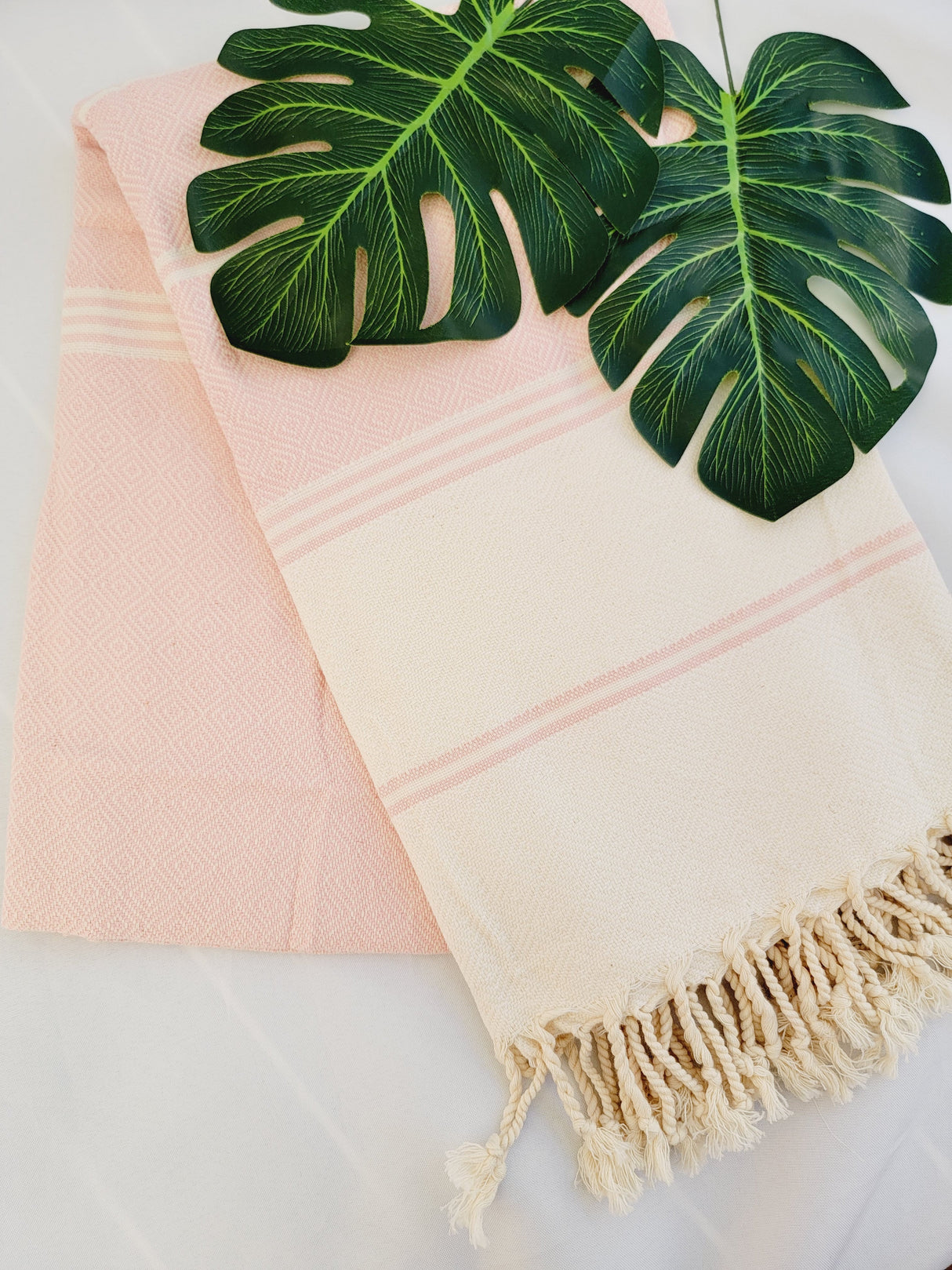 Easy Carry Quick Dry Cotton Beach Towel from EBRU Home