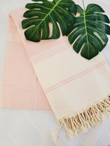 Easy Carry Quick Dry Cotton Beach Towel from EBRU Home