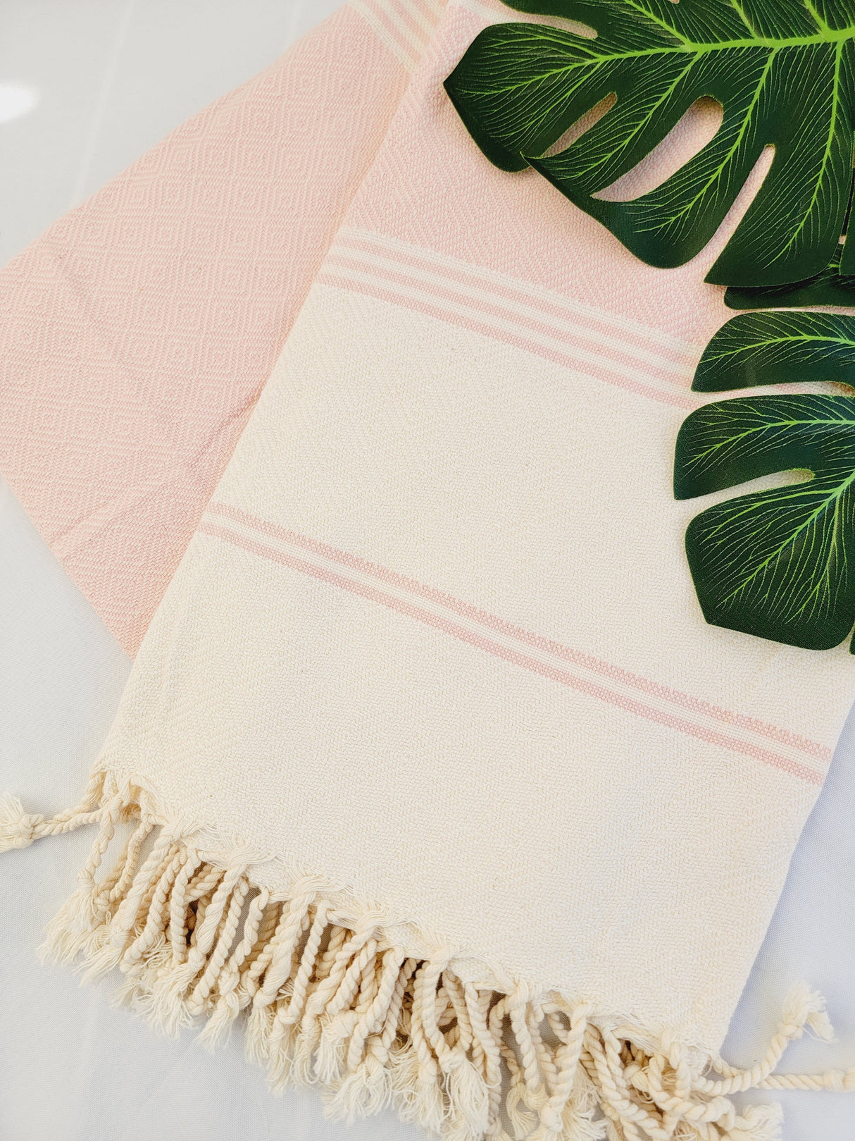 Easy Carry Quick Dry Cotton Beach Towel from EBRU Home