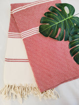 Easy Carry Quick Dry Cotton Beach Towel from EBRU Home