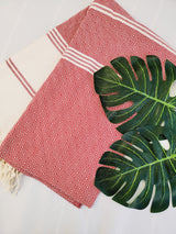 Easy Carry Quick Dry Cotton Beach Towel from EBRU Home