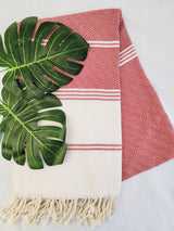 Easy Carry Quick Dry Cotton Beach Towel from EBRU Home