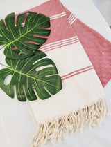 Easy Carry Quick Dry Cotton Beach Towel from EBRU Home