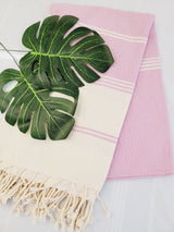 Easy Carry Quick Dry Cotton Beach Towel from EBRU Home