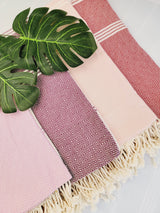 Easy Carry Quick Dry Cotton Beach Towel from EBRU Home