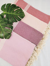 Easy Carry Quick Dry Cotton Beach Towel from EBRU Home