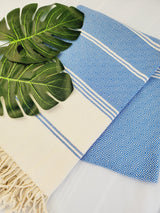 Bundle Easy Carry Quick Dry Cotton Beach Towel from EBRU Home