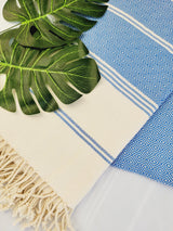 Bundle Easy Carry Quick Dry Cotton Beach Towel from EBRU Home