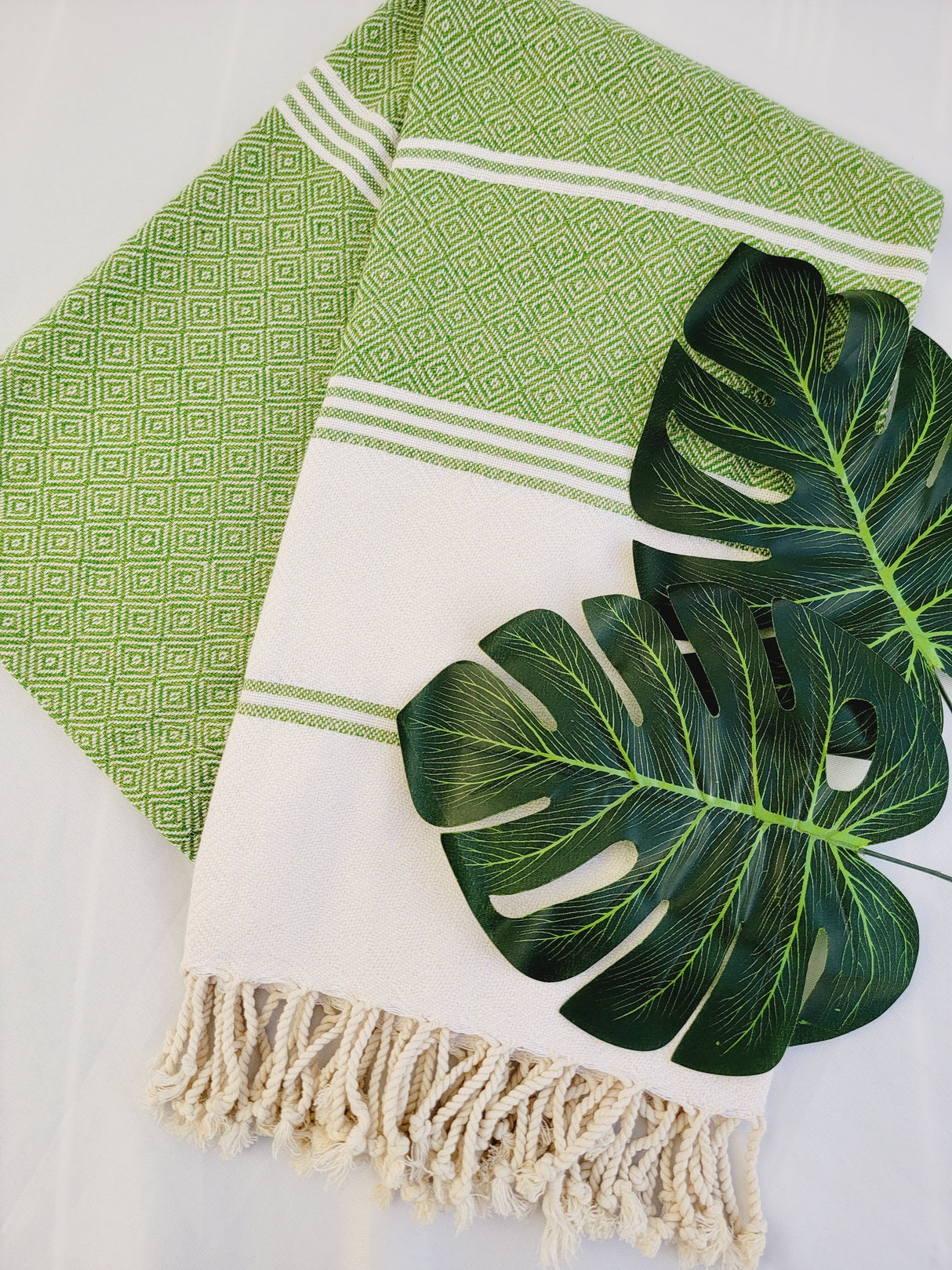 Bundle Easy Carry Quick Dry Cotton Beach Towel from EBRU Home