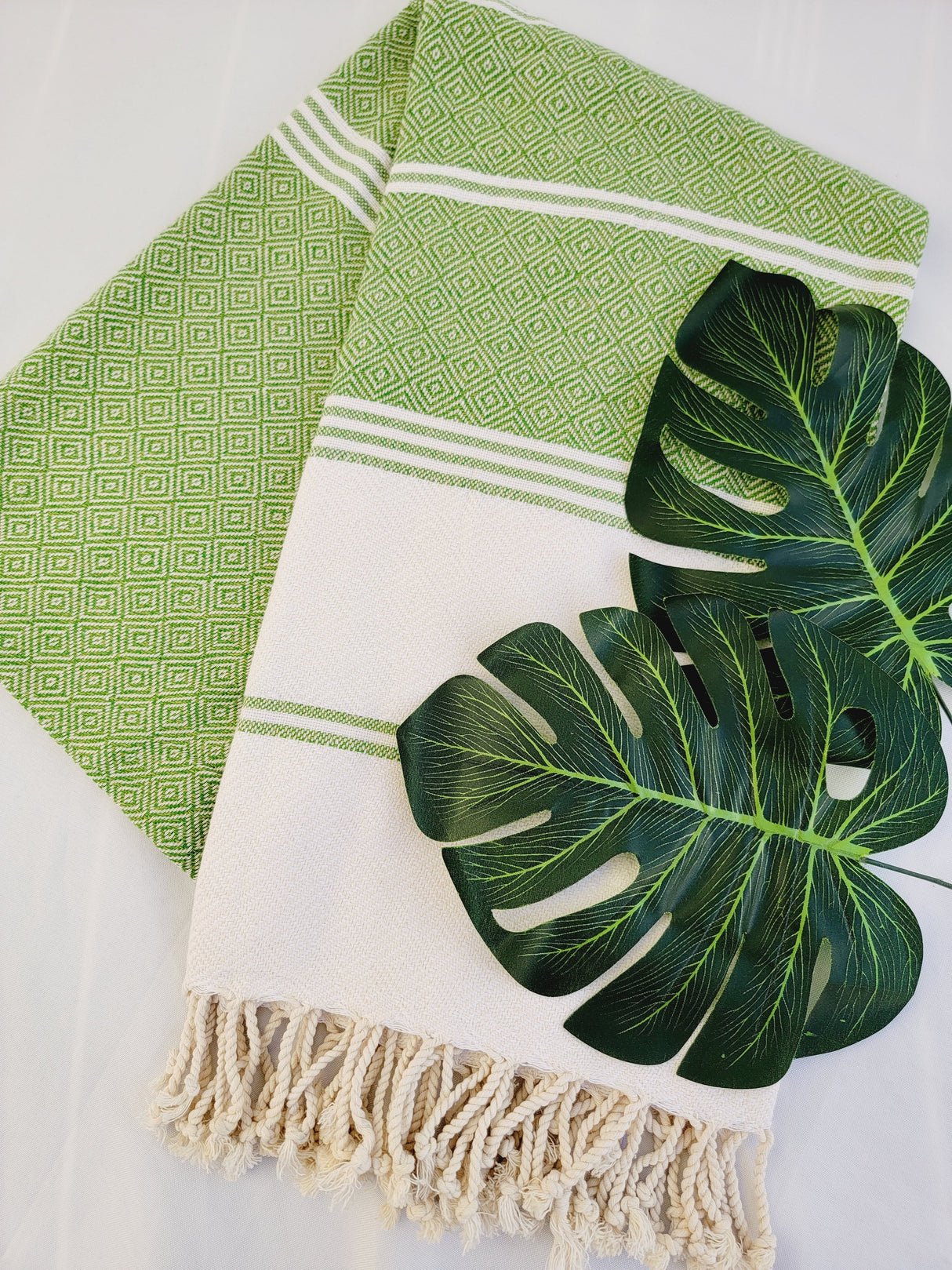 Bundle Easy Carry Quick Dry Cotton Beach Towel from EBRU Home