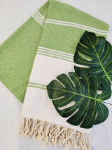 Bundle Easy Carry Quick Dry Cotton Beach Towel from EBRU Home