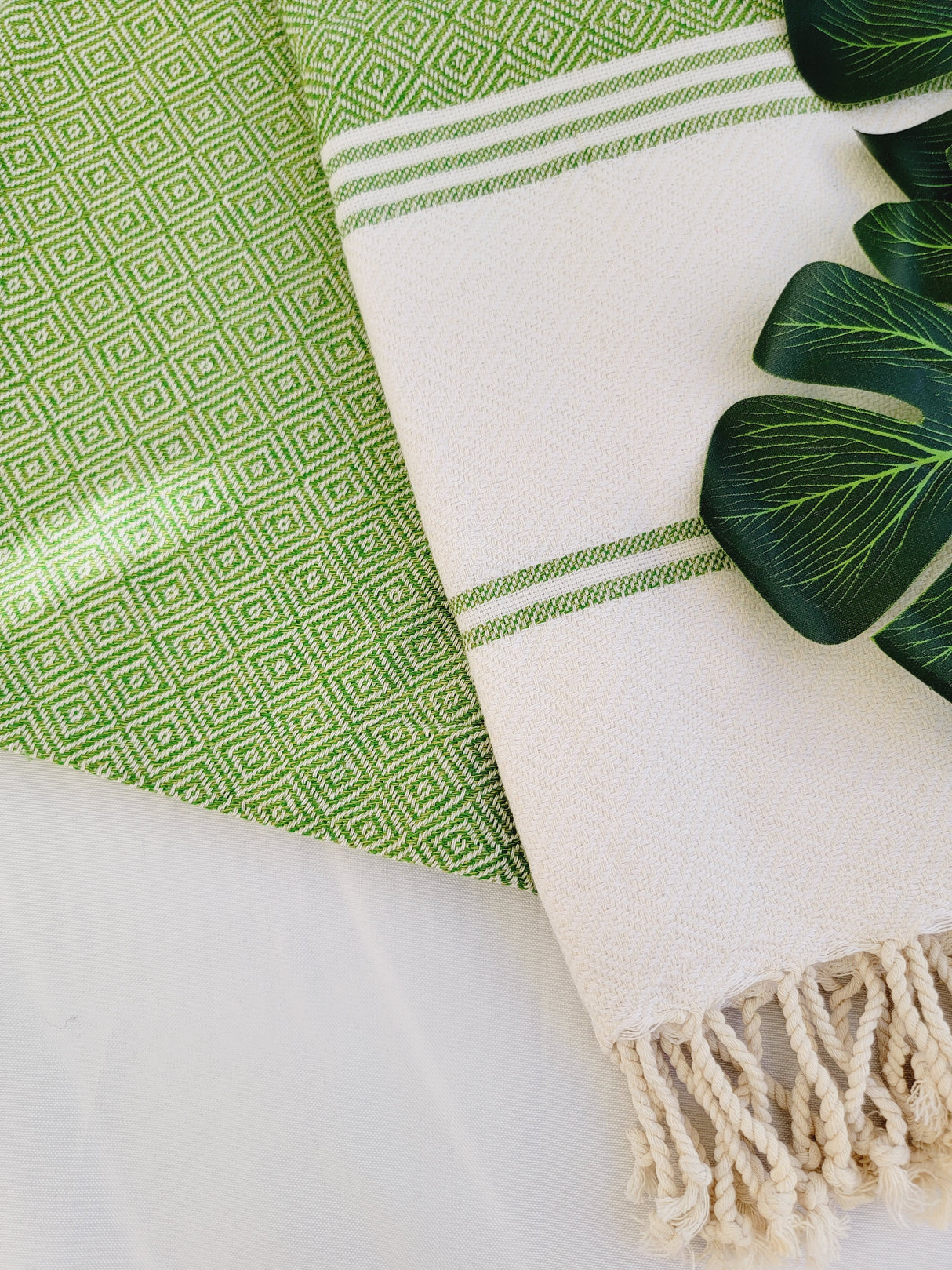 Bundle Easy Carry Quick Dry Cotton Beach Towel from EBRU Home