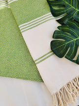 Bundle Easy Carry Quick Dry Cotton Beach Towel from EBRU Home