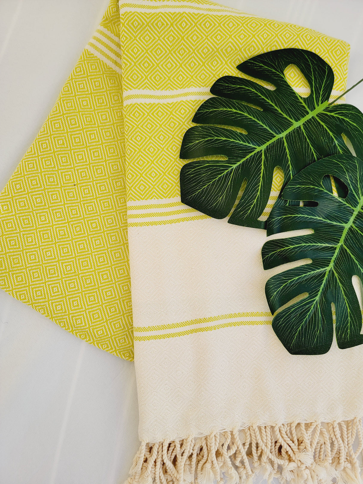 Bundle Easy Carry Quick Dry Cotton Beach Towel from EBRU Home