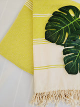 Bundle Easy Carry Quick Dry Cotton Beach Towel from EBRU Home