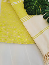 Bundle Easy Carry Quick Dry Cotton Beach Towel from EBRU Home