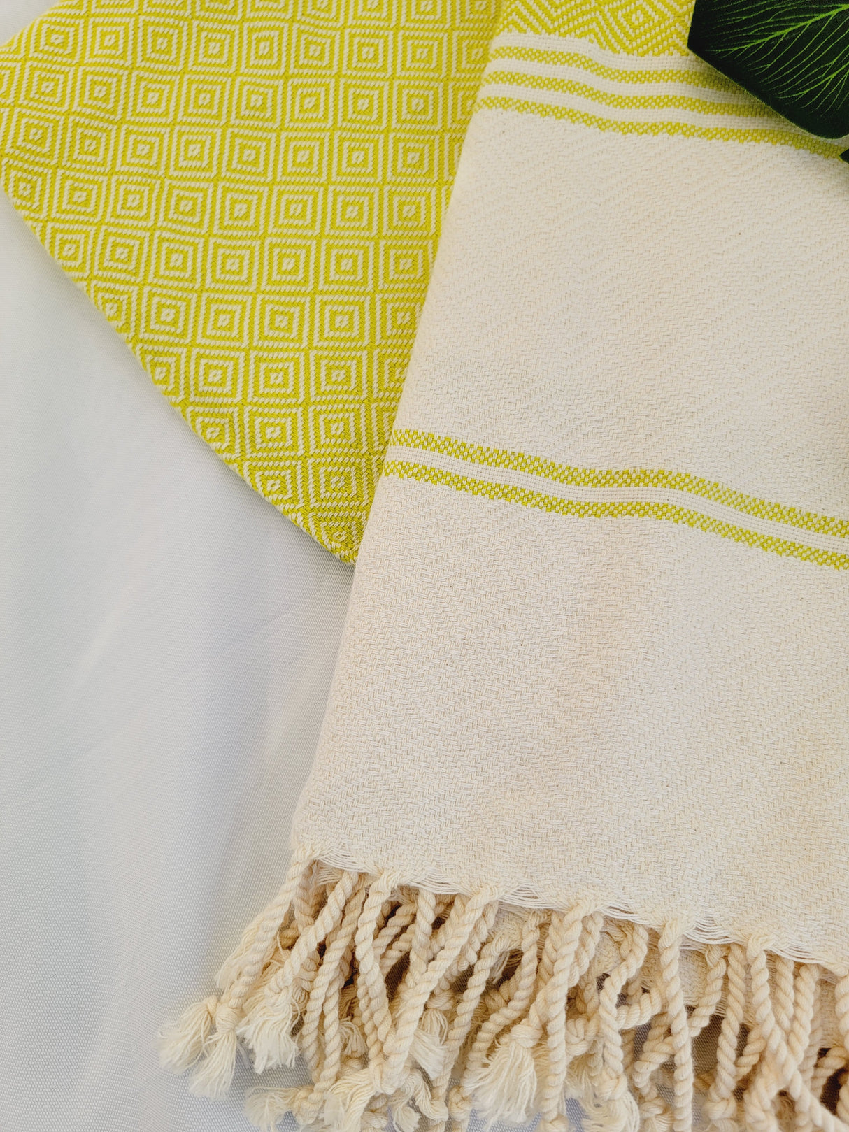 Bundle Easy Carry Quick Dry Cotton Beach Towel from EBRU Home