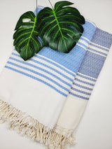 Turkish Towel - Easy Carry Quick Dry Throw - Navy from EBRU Home