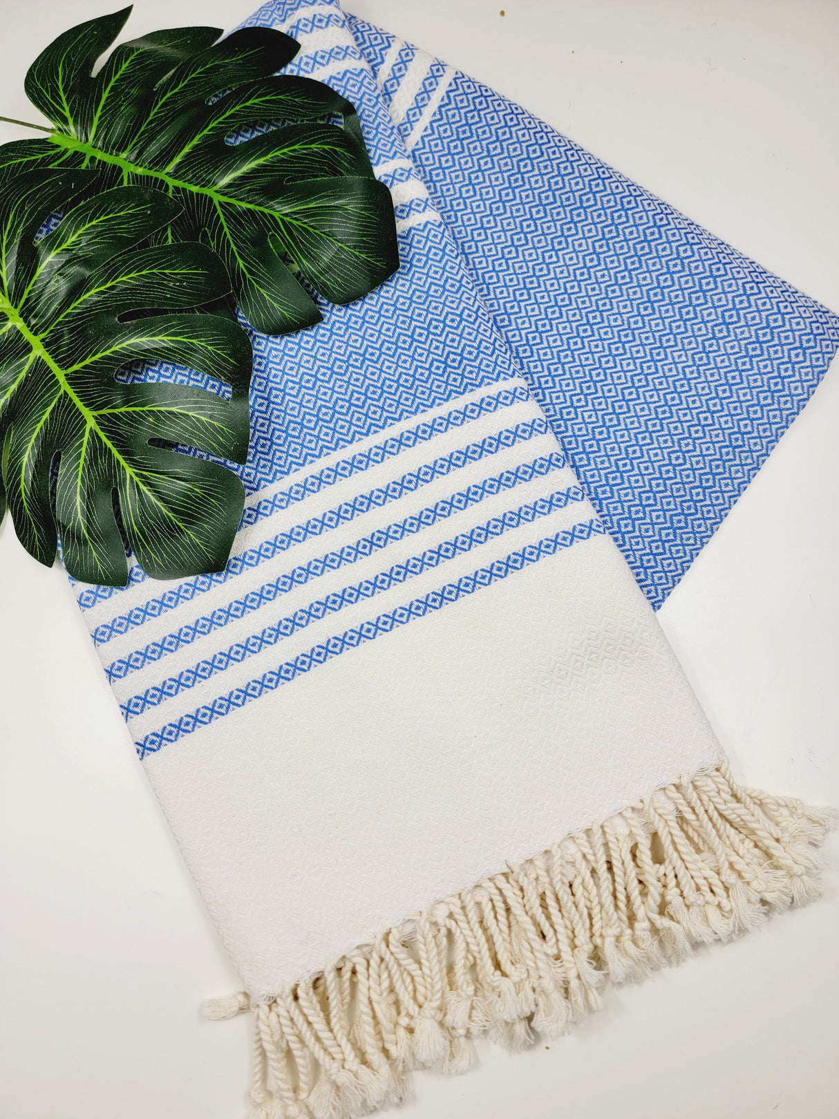 Turkish Towel - Easy Carry Quick Dry Throw - Navy from EBRU Home