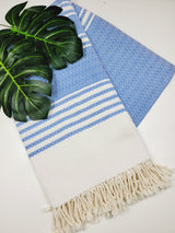 Turkish Towel - Easy Carry Quick Dry Throw - Navy from EBRU Home