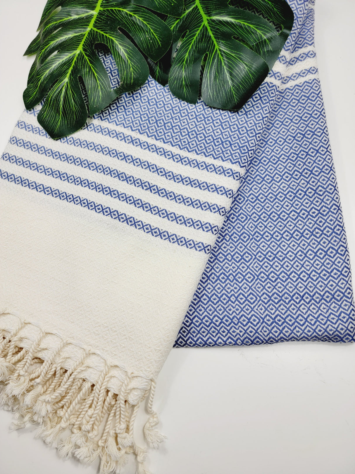 Turkish Towel - Easy Carry Quick Dry Throw - Navy from EBRU Home