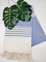 Turkish Towel - Easy Carry Quick Dry Throw - Navy from EBRU Home