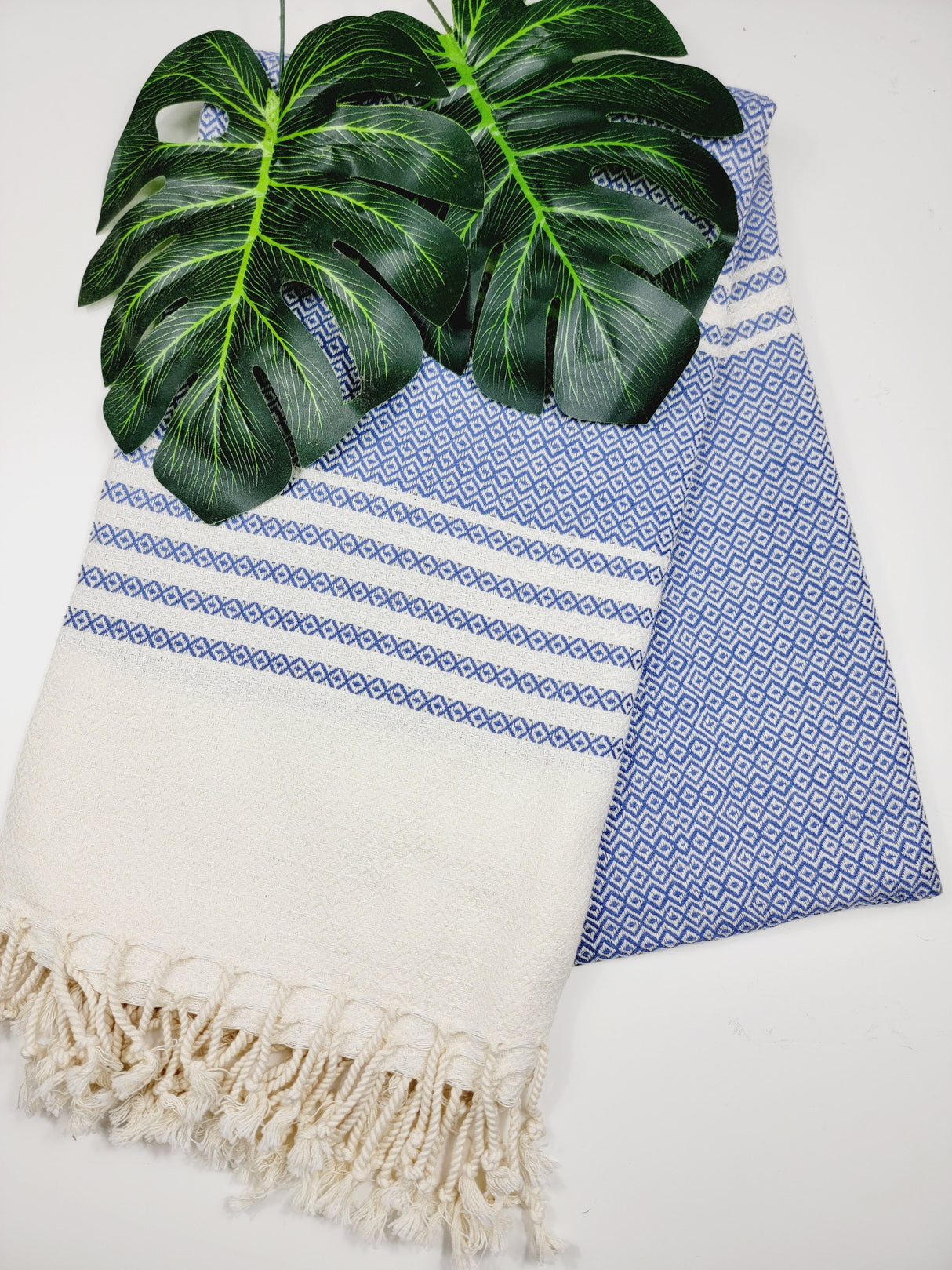 Turkish Towel - Easy Carry Quick Dry Throw - Navy from EBRU Home