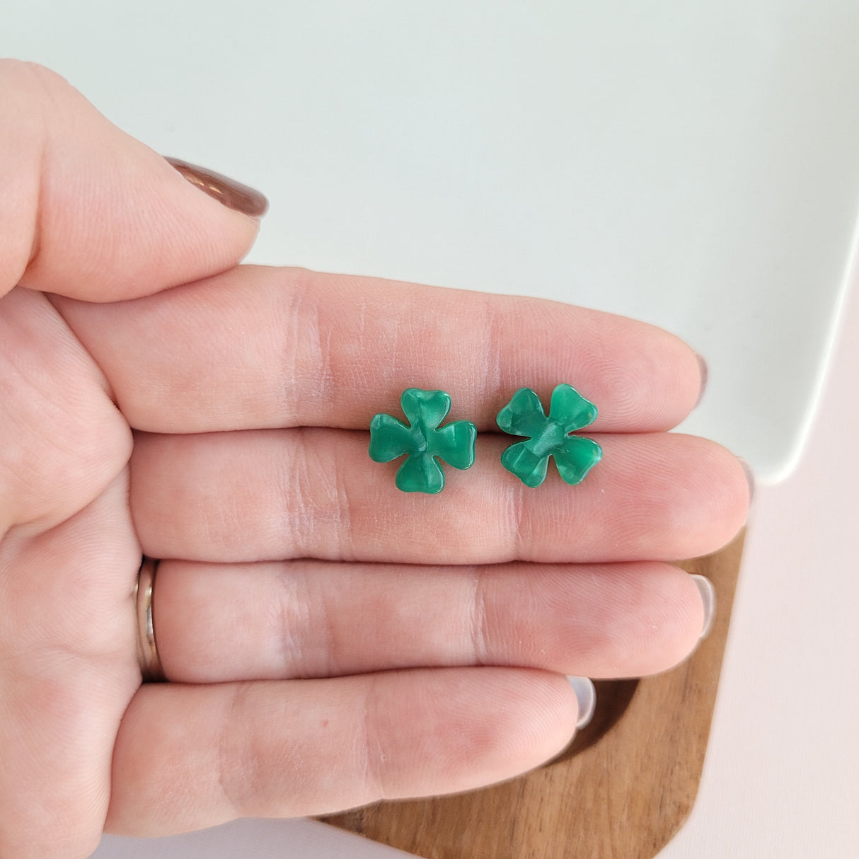 Shamrock Studs from Spiffy & Splendid