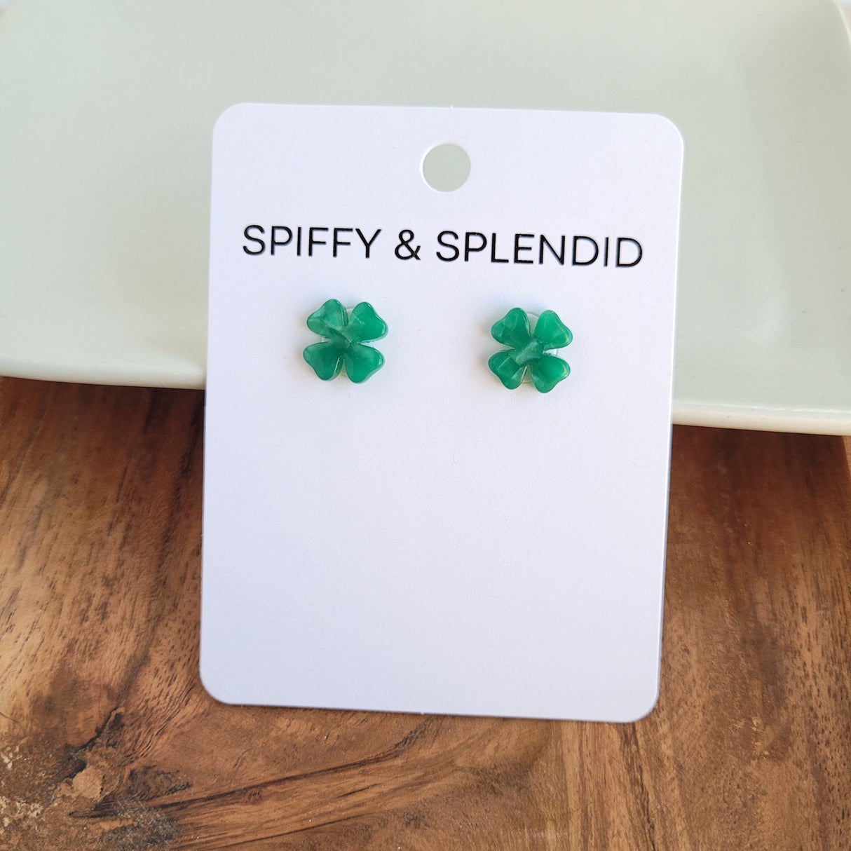 Shamrock Studs from Spiffy & Splendid