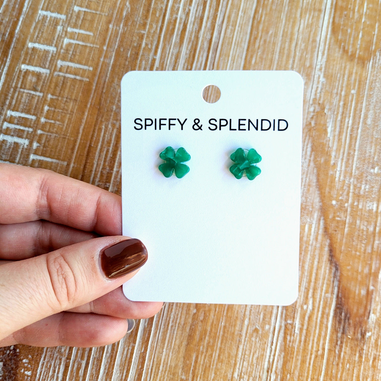 Shamrock Studs from Spiffy & Splendid