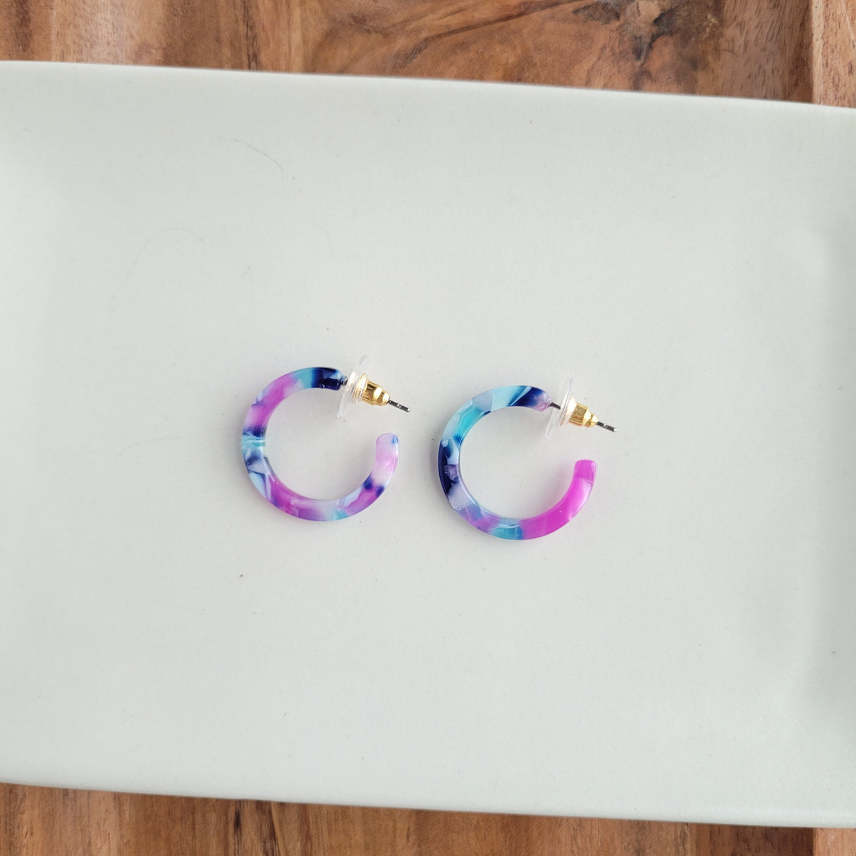 Cam Mini Hoops - Purple Party from Spiffy & Splendid