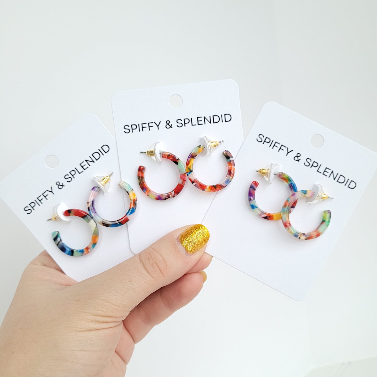 Cam Mini Hoops - Fiesta from Spiffy & Splendid