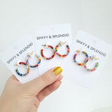 Cam Mini Hoops - Fiesta from Spiffy & Splendid
