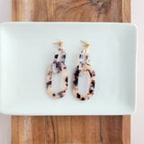 Chrissy Earrings - Blonde Tortoise from Spiffy & Splendid