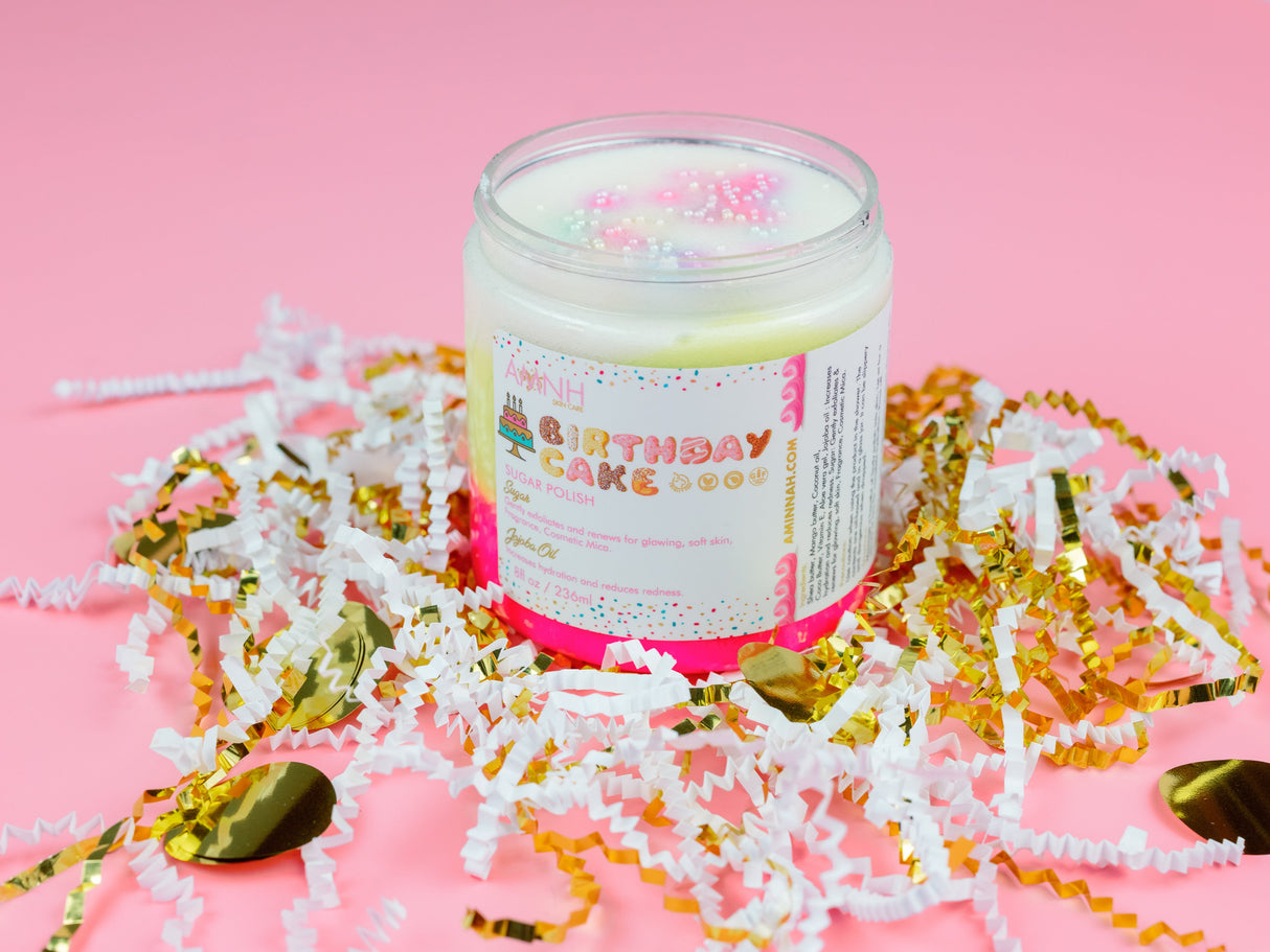 "Birthday Cake" Sugar Scrub from AMINNAH
