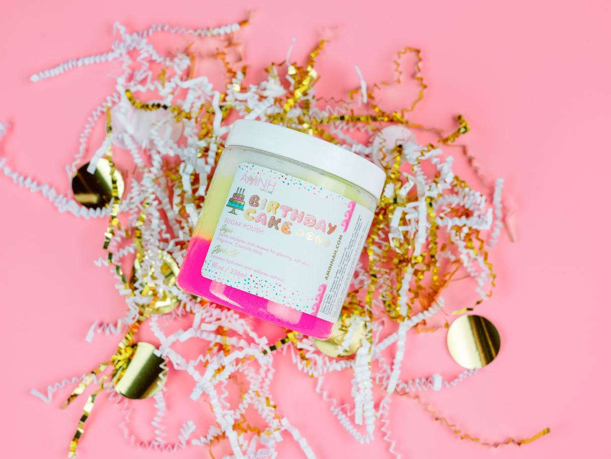 "Birthday Cake" Sugar Scrub from AMINNAH
