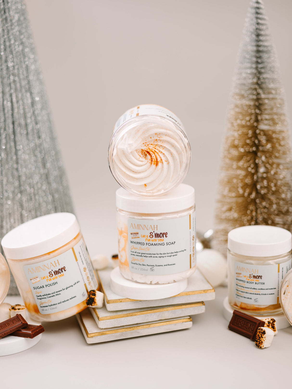 "Life is S’more Fun With You" Sugar Scrub from AMINNAH
