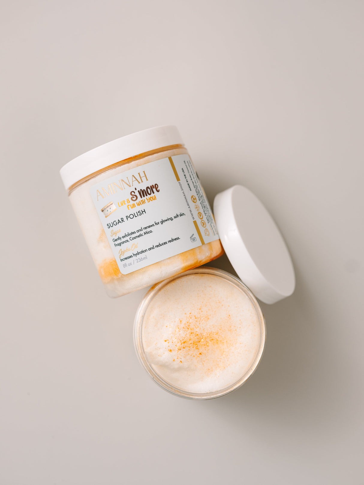 "Life is S’more Fun With You" Sugar Scrub from AMINNAH